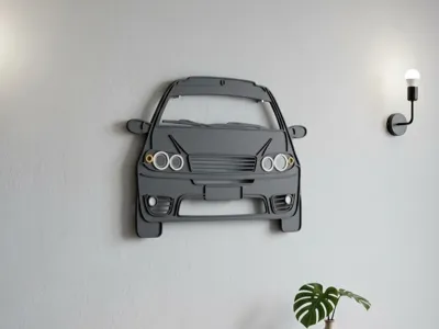 2d wall art Fiat Punto 188 mk2 