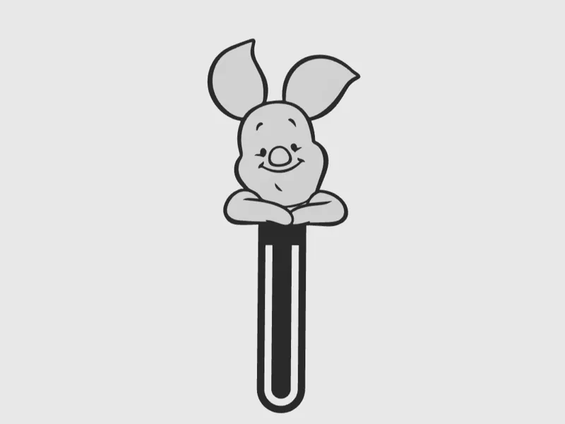 BookMark Pimpi Winnie The Pooh Cute Kawaii