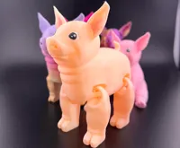 Cochon articulé "Snort" - sans supports — photo 4