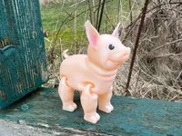 Cochon articulé "Snort" - sans supports — photo 1