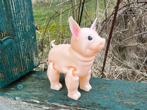 Cochon articulé "Snort" - sans supports