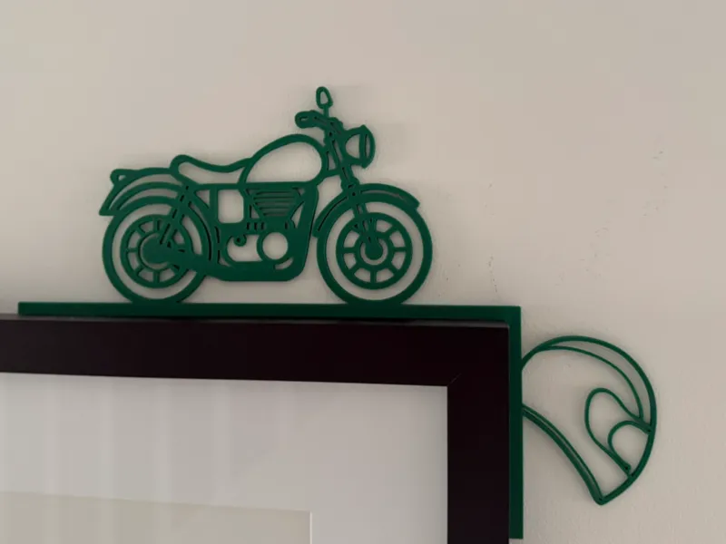 Vintage Motorcycle - Door Corner