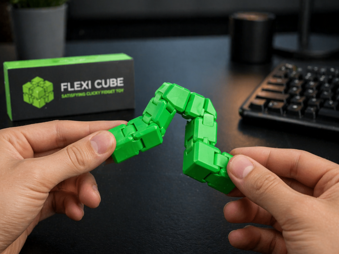 Flexi Cube – Satisfying Clicky Fidget Toy