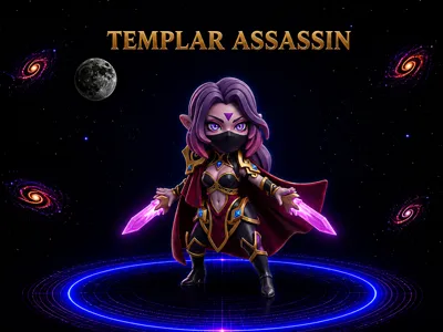 DOTA 2 TEMPLAR ASSASSIN CHIBI STYLE