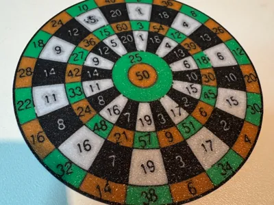 Dart Counter Coaster