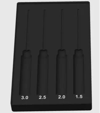 Hex Driver Storage - 4 piece - 1.5, 2.0, 2.5, 3.0