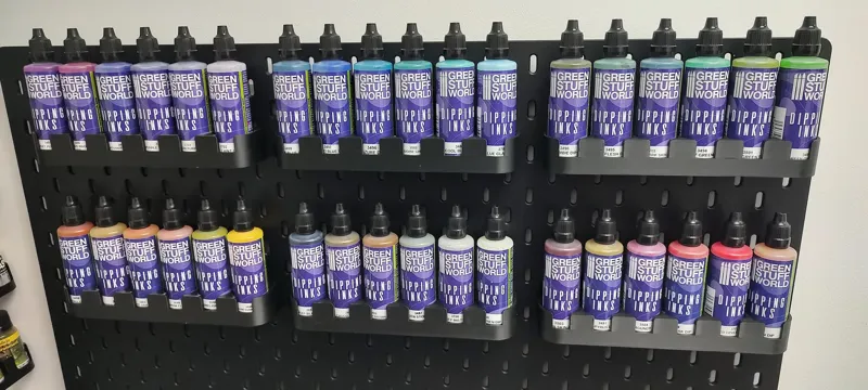 Green Stuff World dipping inks Skadis holder GSW