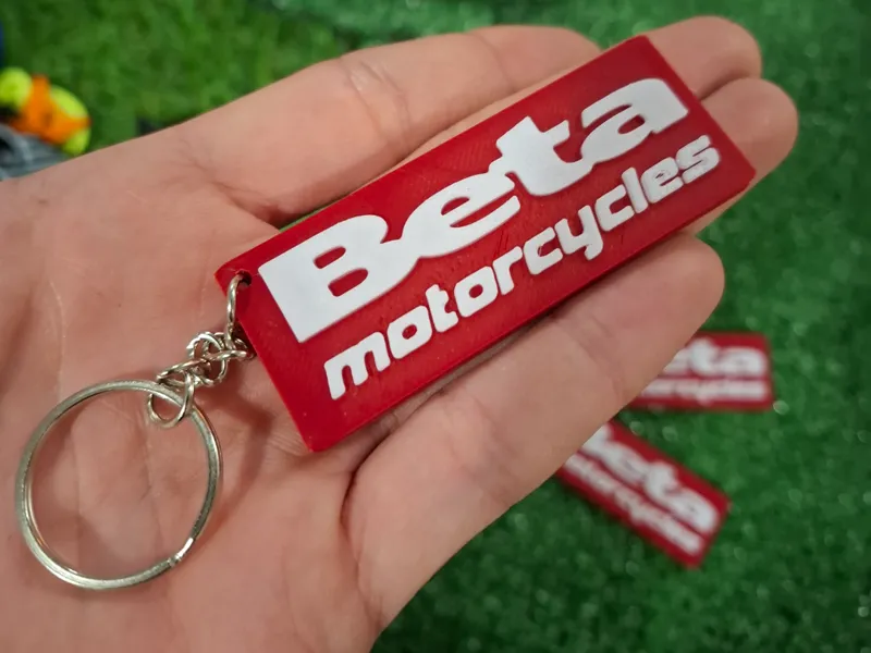 Beta Motorcycle Keychain