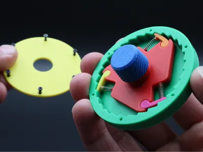 Fully Functional Freewheel Ratchet Fidget