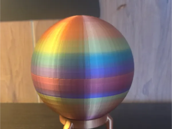 Sphère décorative en trois pièces