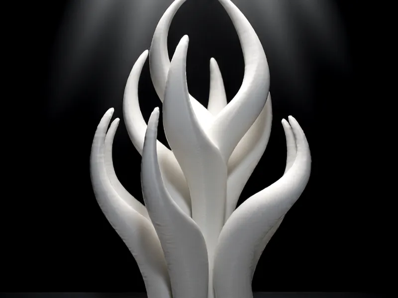 Elemental Spiral – A Rising Flame Sculpture
