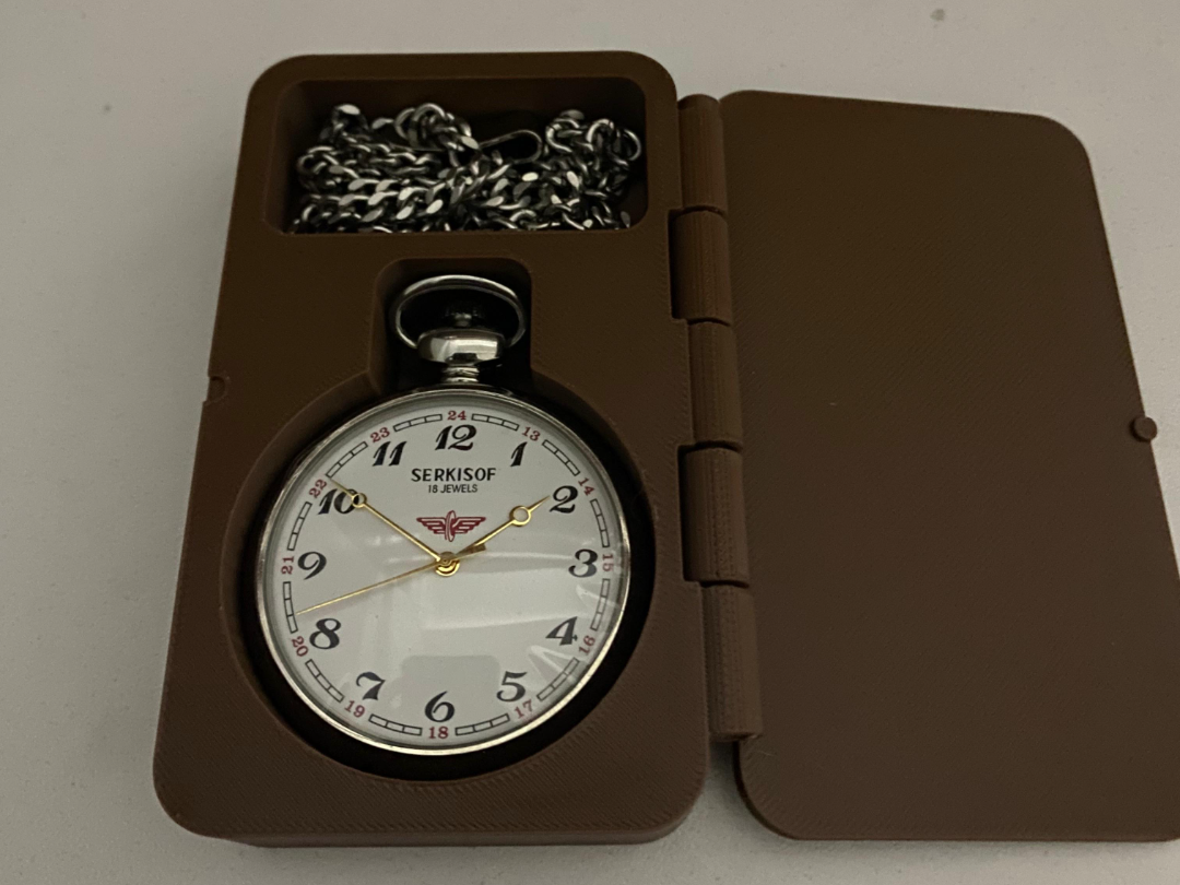 Pocket Watch Display & Storage Box 3D model