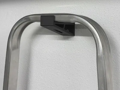 Step ladder wall storage