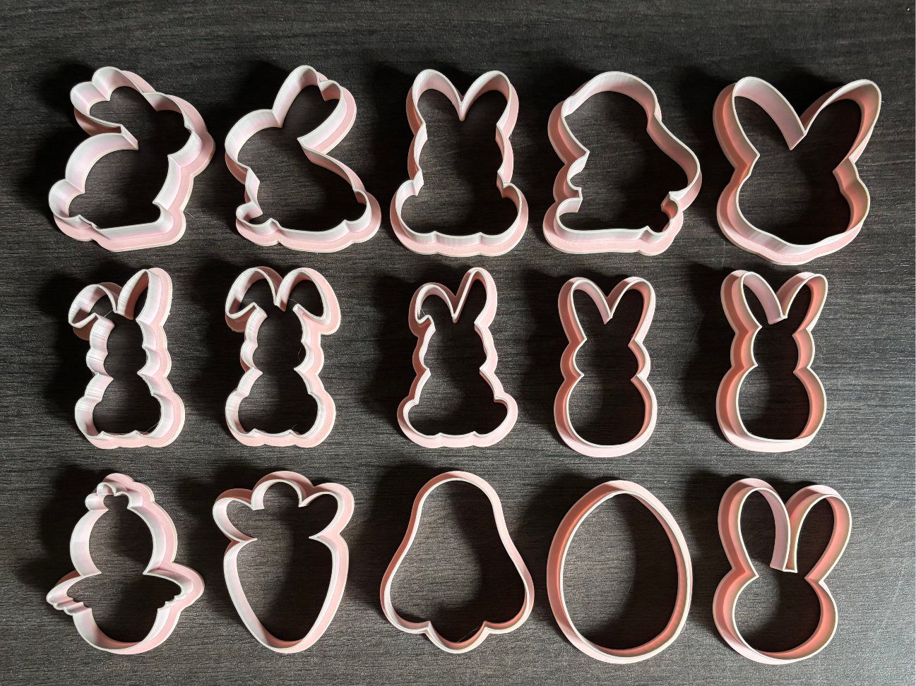 Easter cookie cutters (set of 15 cute minis)