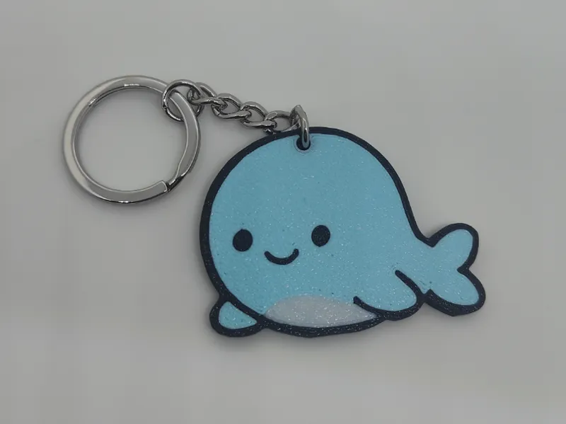 Whale Keychain