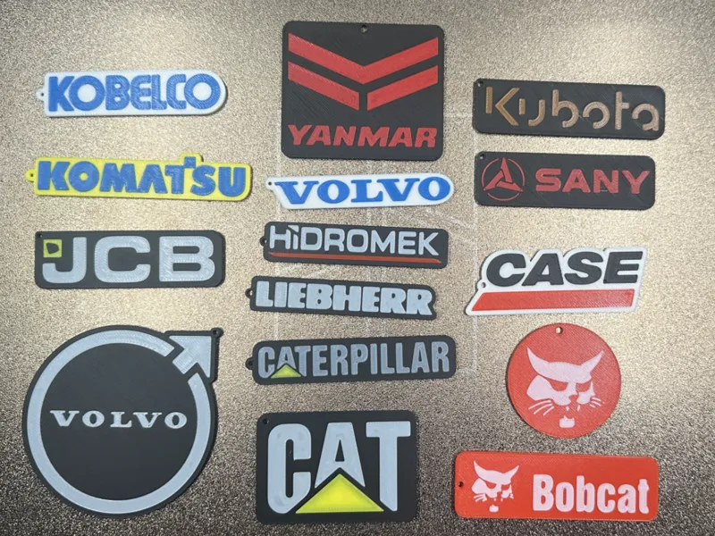 Excavator logos