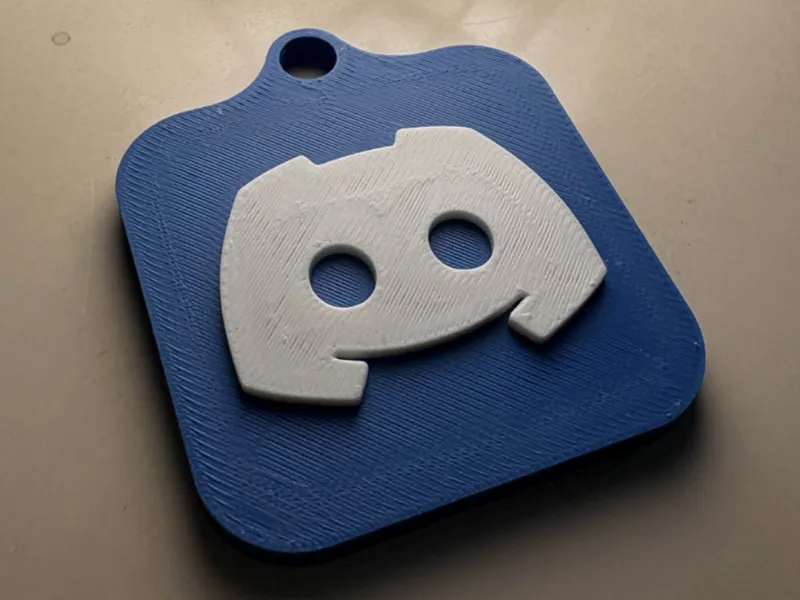 Discord Logo Keychain