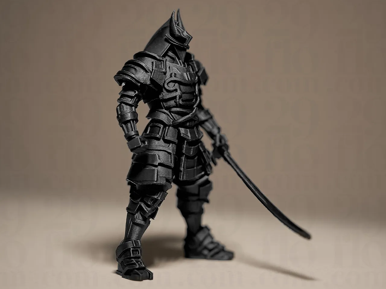 Samurai Warrior Figurine view 3
