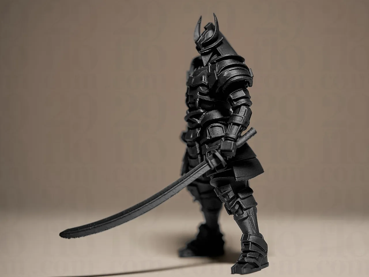 Samurai Warrior Figurine view 4