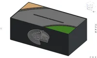 No AMS - 0.2mm layer, 2 walls, 15% infill