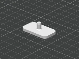 Wall Mount 5 mm peg 