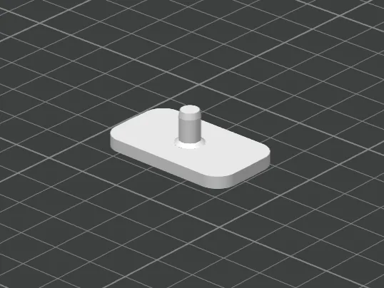 Wall Mount 5 mm peg 