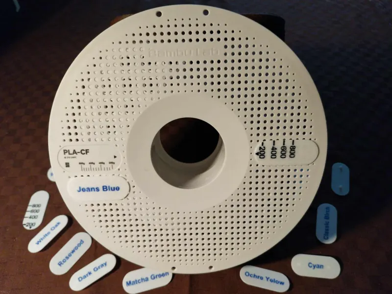 Bambulab Spool Filament Tag for COLOR Filament