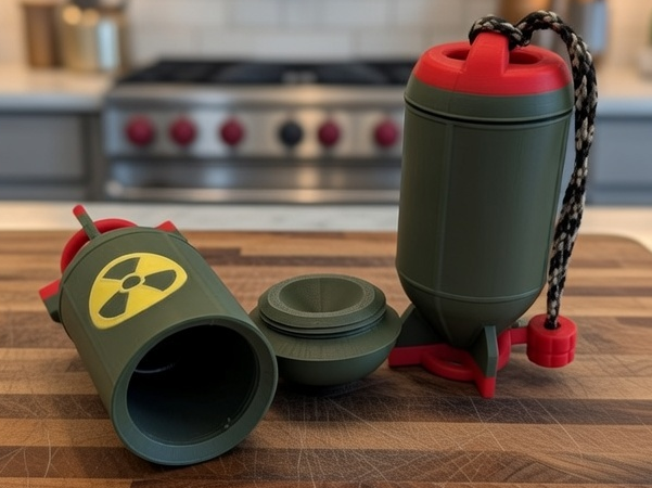 Miniatura 1 do modelo 3D Bomb EDC Rugged Container
