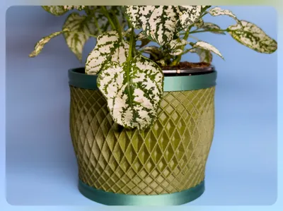 Plant Pot | Diamonds