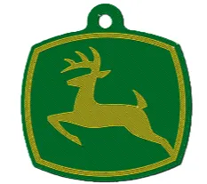 john deere sleutelhanger
