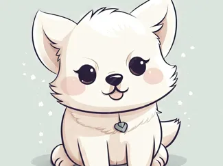 Cute Dog keychain