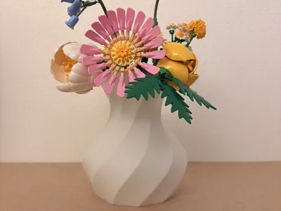 Bricks Botanical #10347 Flower Vase