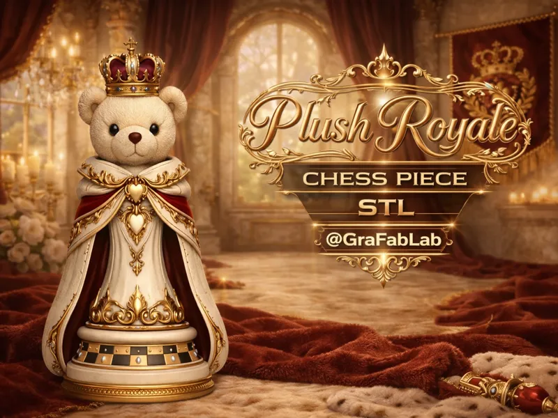 Plush Royale "King" - chess piece