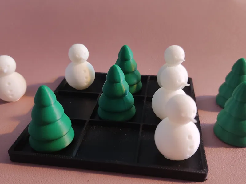 Tic Tac Toe Noël Hiver - Sans AMS