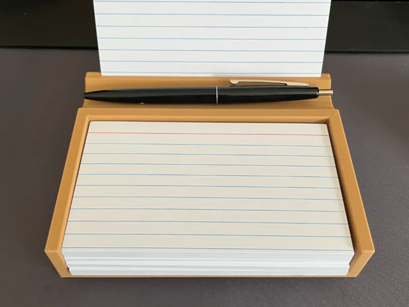 Index Card Holder