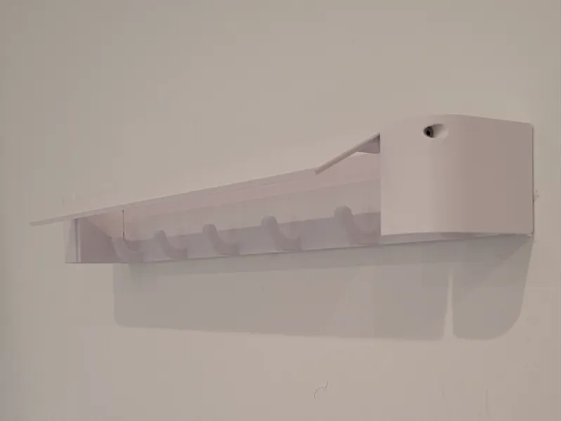 invisible wardrobe coat rack 