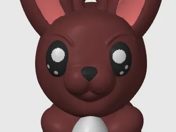 Easterbunny Keychain / Charm