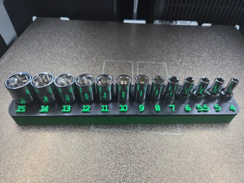Gearwrench mid-length 1/4in socket tray 13 pc set