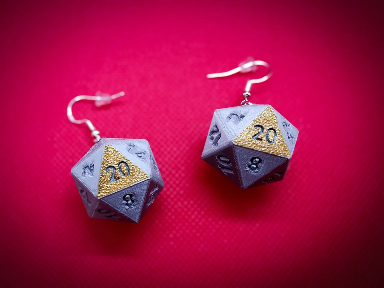 D20 Dice Earrings view 3