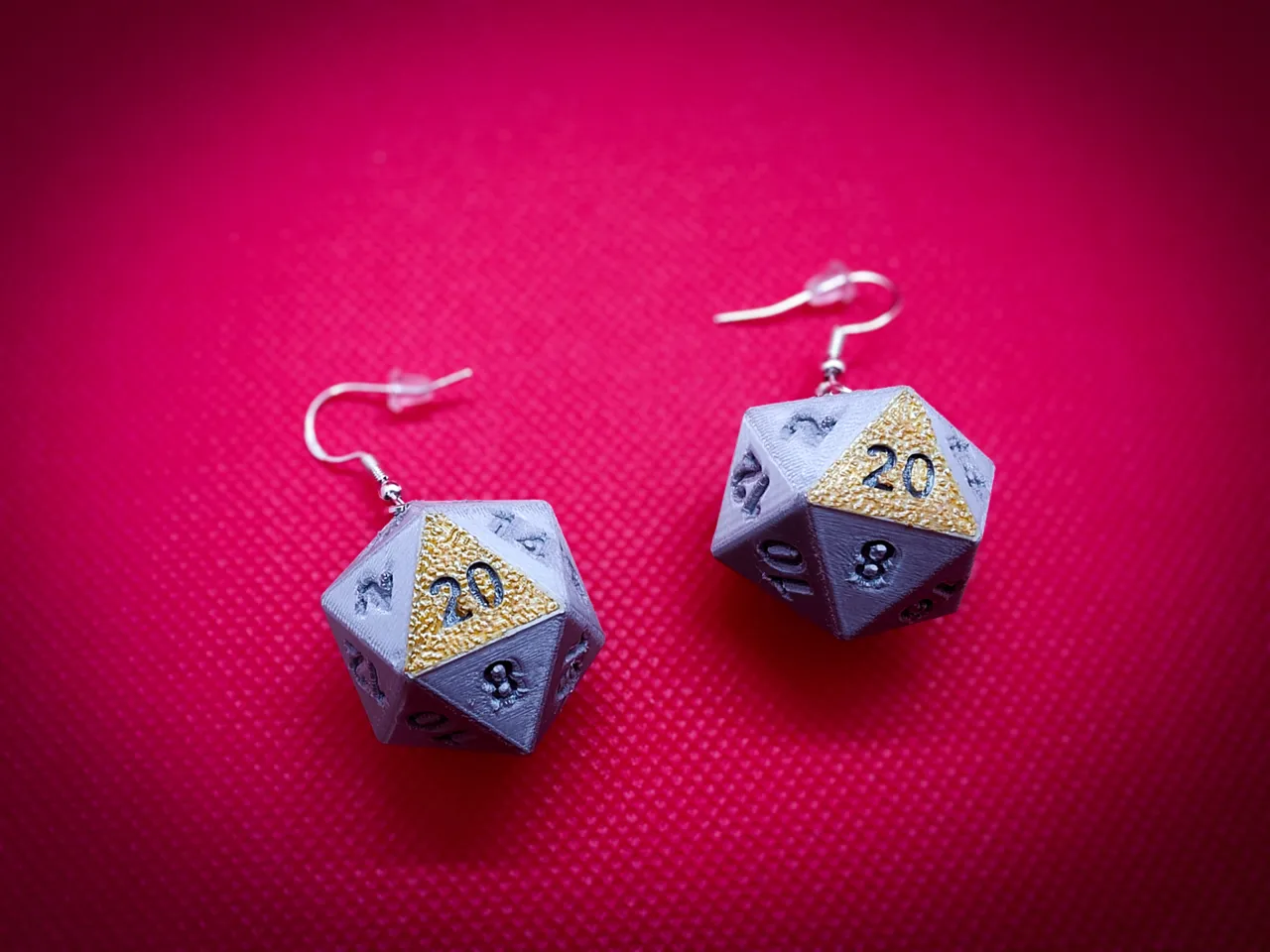 D20 Dice Earrings view 2
