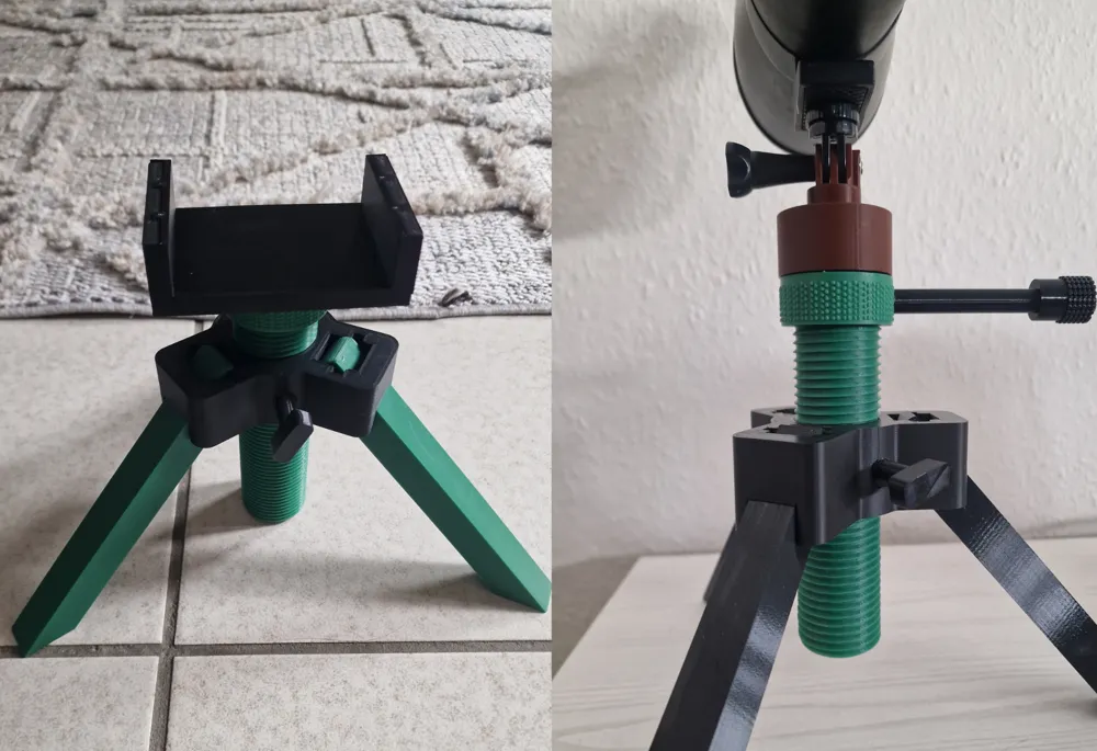 Tripod rifle / gopro by tiago.b.g.pereira - MakerWorld