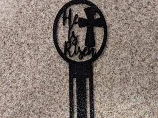 He is Risen Easter Bookmark