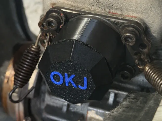 Exhaust plug for IAME OK Junior engine