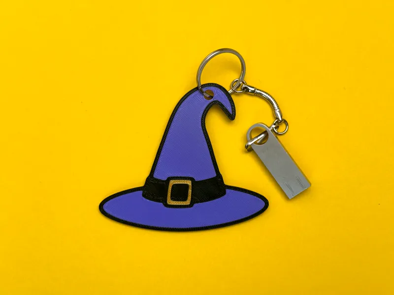 Witch Hat Keychain