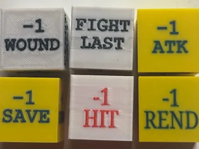 Age of Sigmar Negative Characteristic Mod Cube 
