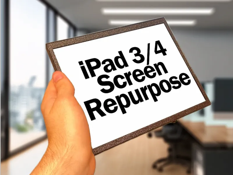 iPad 3 , 4 screen repurpose case as display