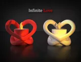 Държач за свещ Infinite Love