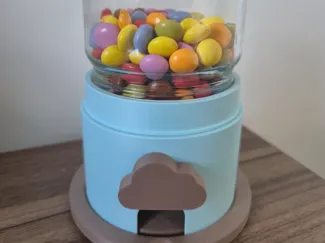 Candy dispenser for cristal jar