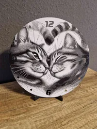 Cat Love Uhr 17,5cm