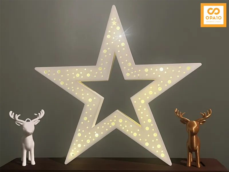 Nordic Star – Fairy Light Decoration